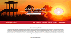 Desktop Screenshot of homestayskerala.net